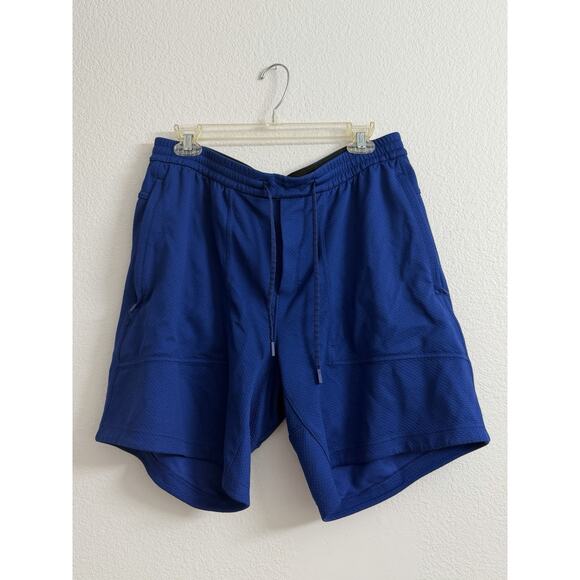 Lululemon Other - Lululemon Relaxed Fit Training Shorts Men’s XL Blue Gym Shorts Athletica